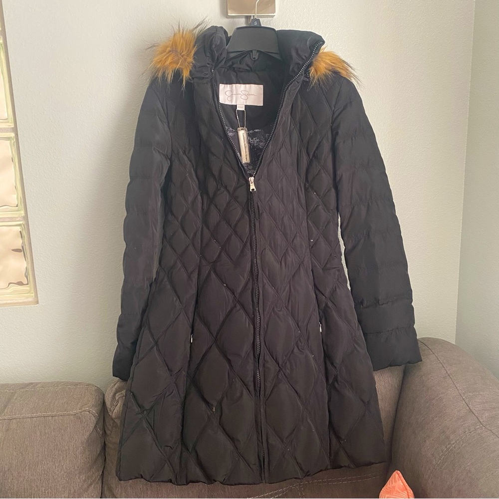 Jessica Simpson Quilted Down Jacket